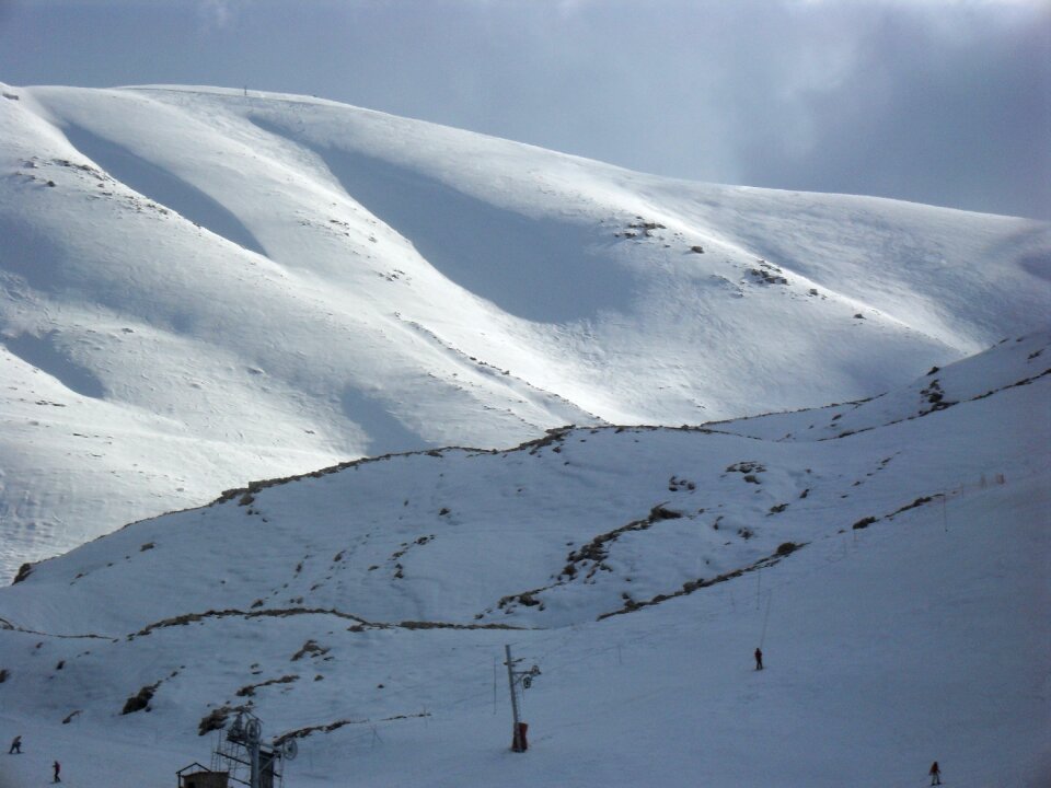 Mountain ski alpine