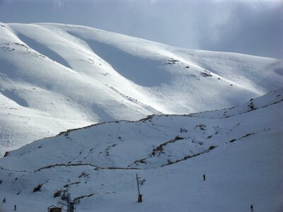 Mountain ski alpine photo