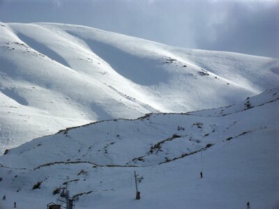 Mountain ski alpine