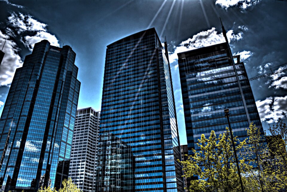 Skyscraper alberta downtown