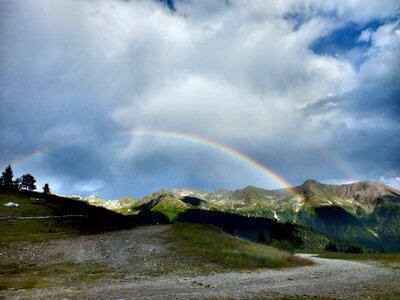 Sky panorama alpine