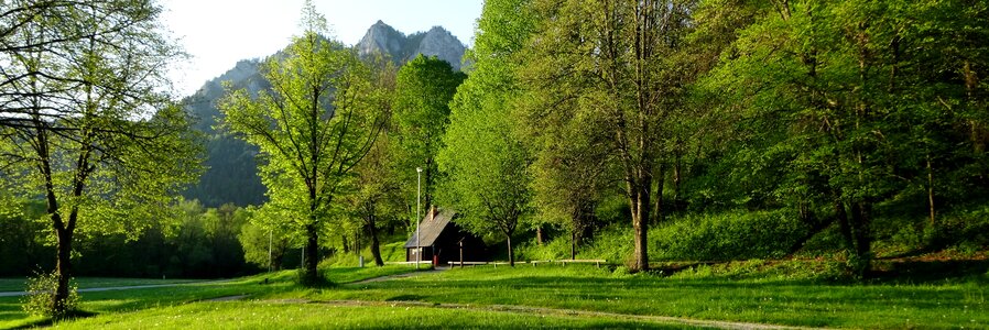 Landscape hiking trails nature photo