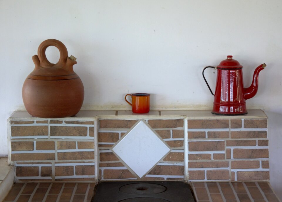 Rustic stove old rural