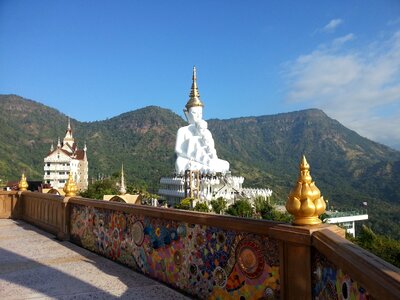 Wat pha hidden glass petchaboon thailand photo