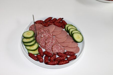 Food cold cuts meat