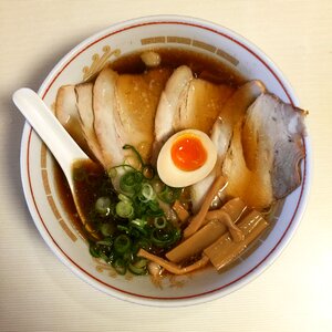 Ramen soy sauce cuisine photo