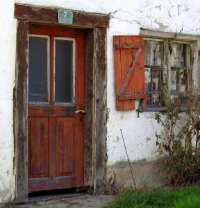 Window shutter old photo