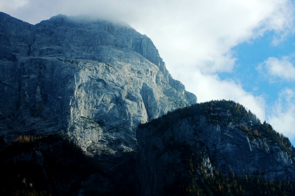 Nature landscape fog