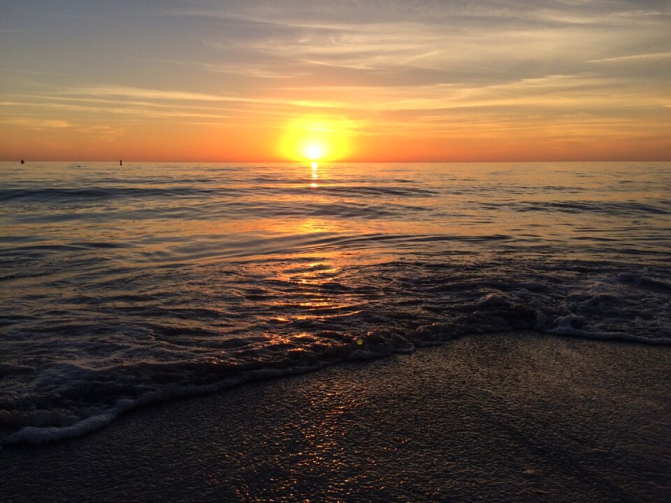 Ocean evening calm