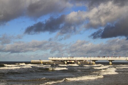 Baltic sea beach poland kołobrzeg