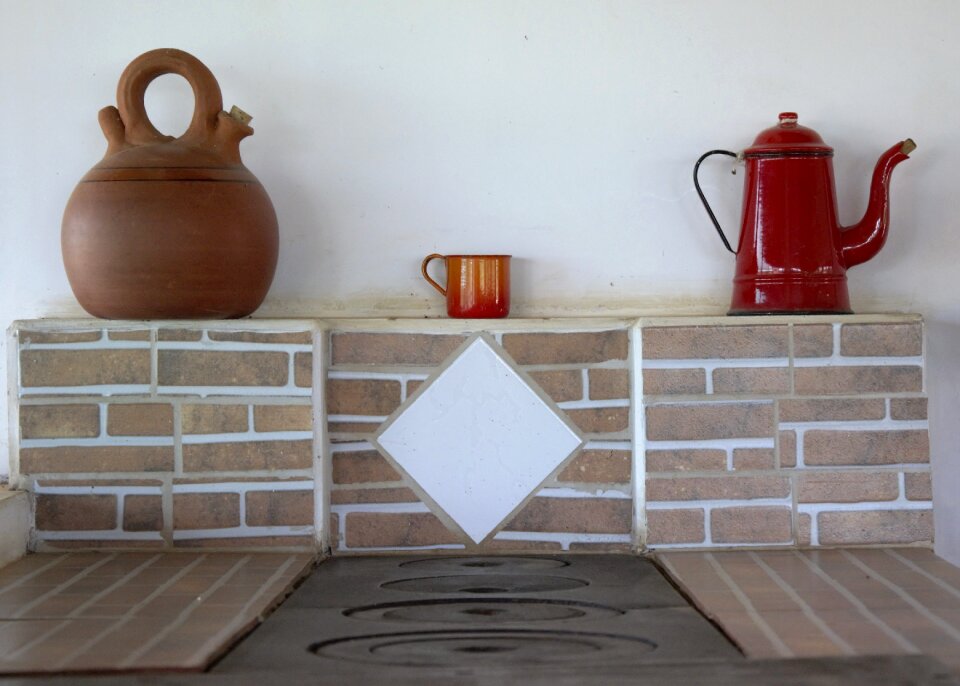 Rustic stove old rural