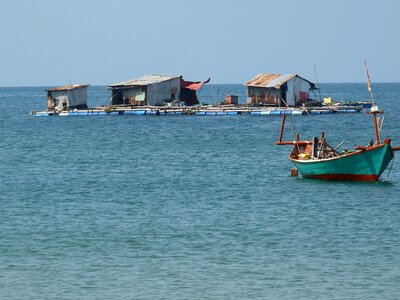 Fishing fishing boat vietnam