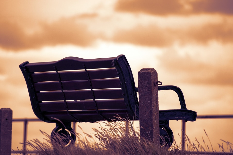Seat seating sunset