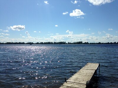 Wharf sky calm