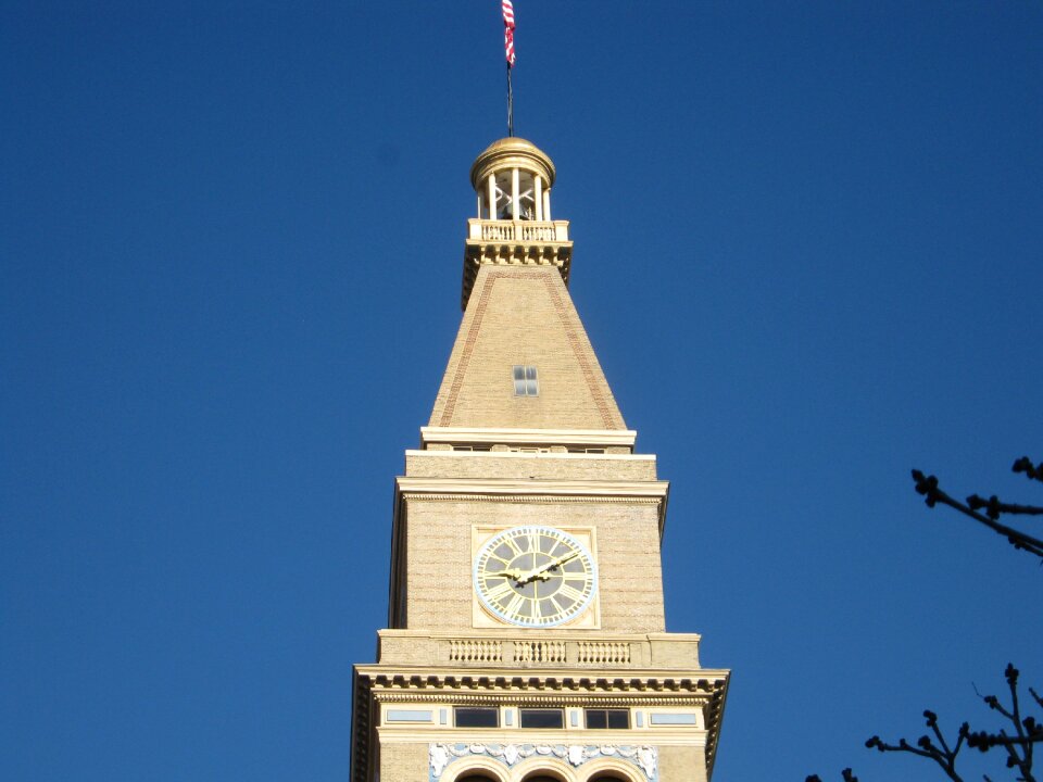 City clock tower photo