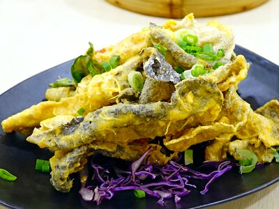 Seafood crispy chinese photo