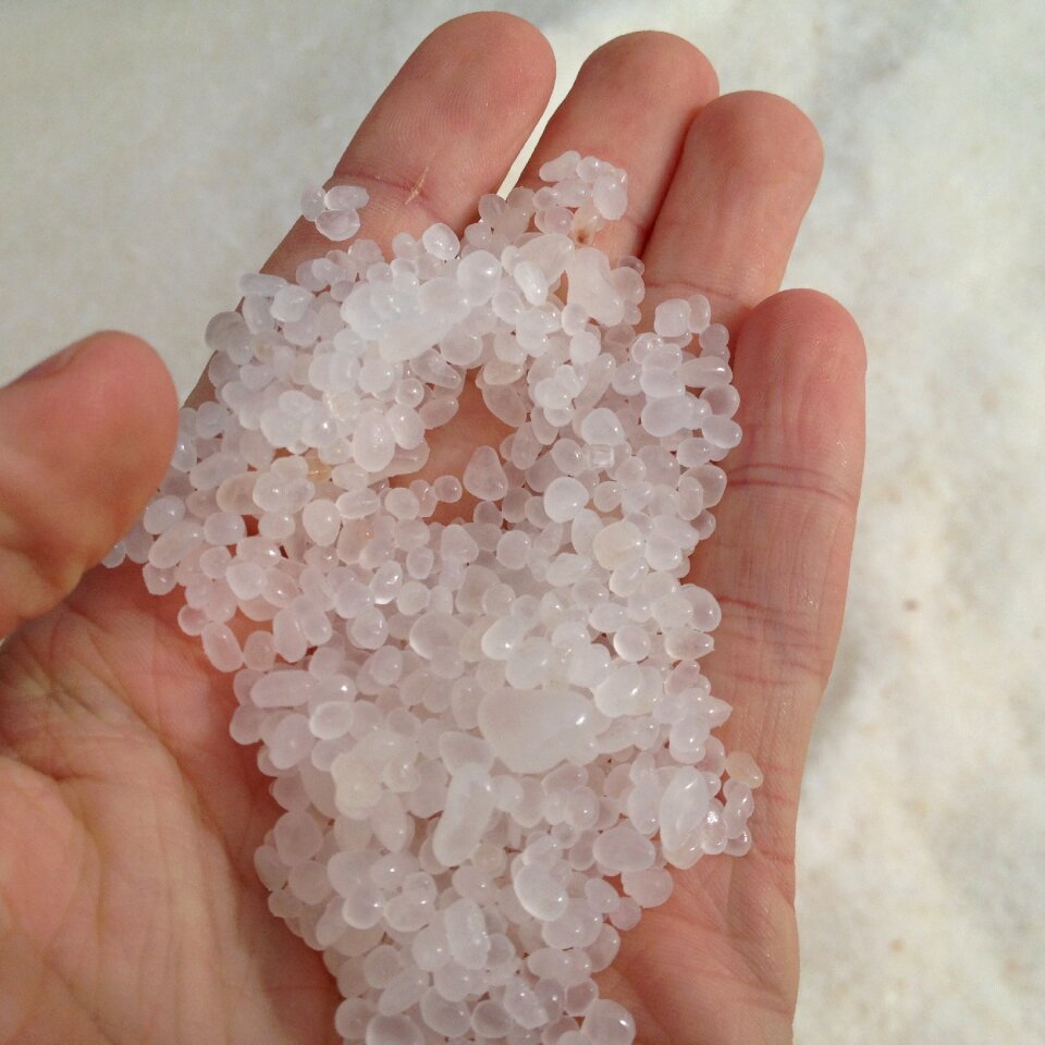 Dead sea hand nature