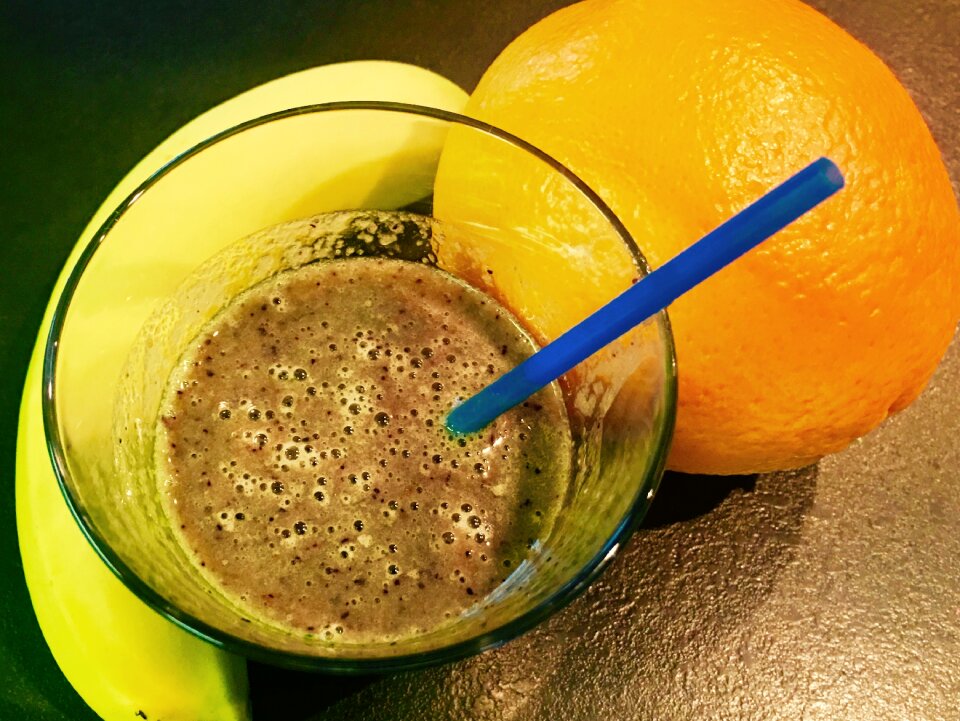 Smoothie banana orange