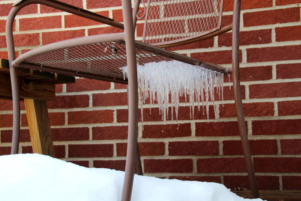 Ice frozen water