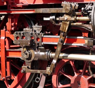 Linkage wheel railway photo