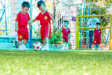Sport soccer play