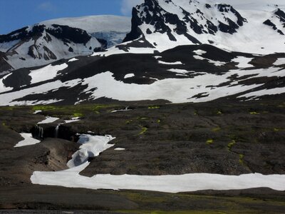 Ice iceland snowy photo