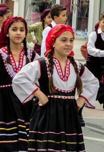 Marching traditional costume