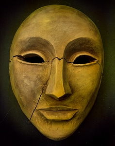 Mask ceramic performing arts