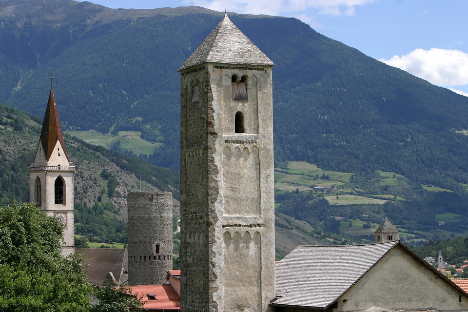 Dolomites church towers