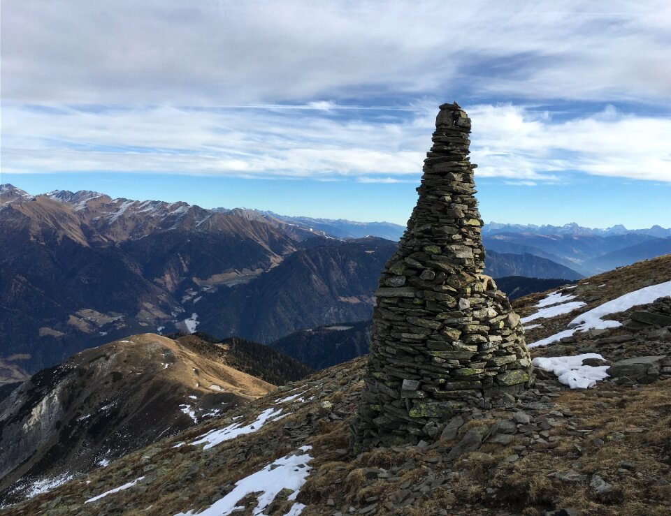 Hiking nature stones