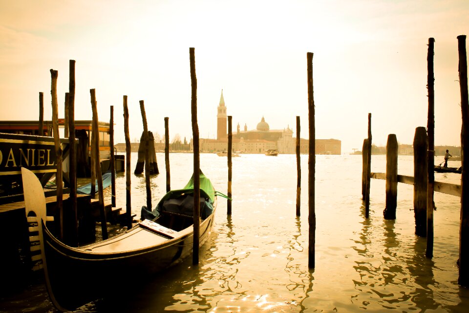 Italy travel gondola