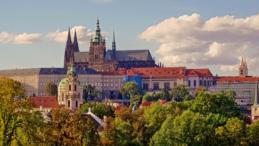 Architecture prague castle praha
