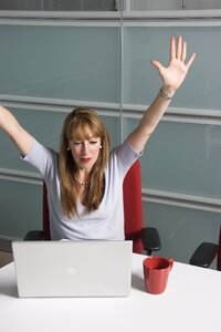 College student office people
