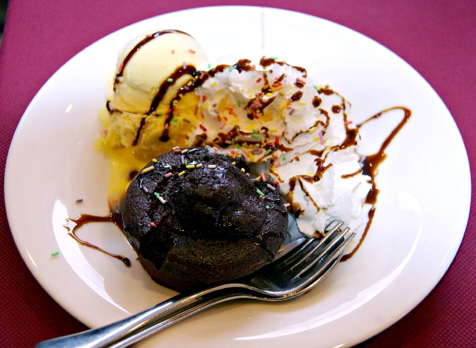 Cream decoration dish