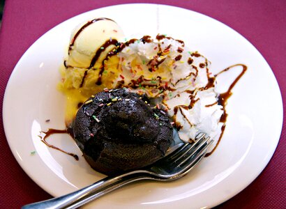 Cream decoration dish