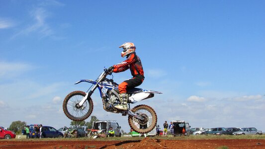 Competition action motorcycle
