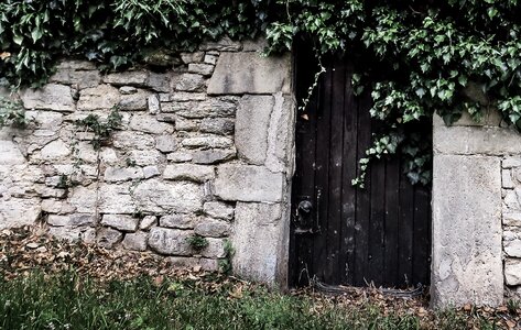 Stone wall antique nostalgia