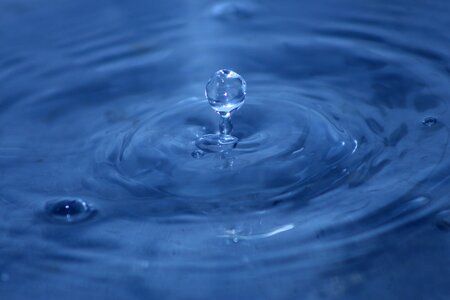 Drop water single