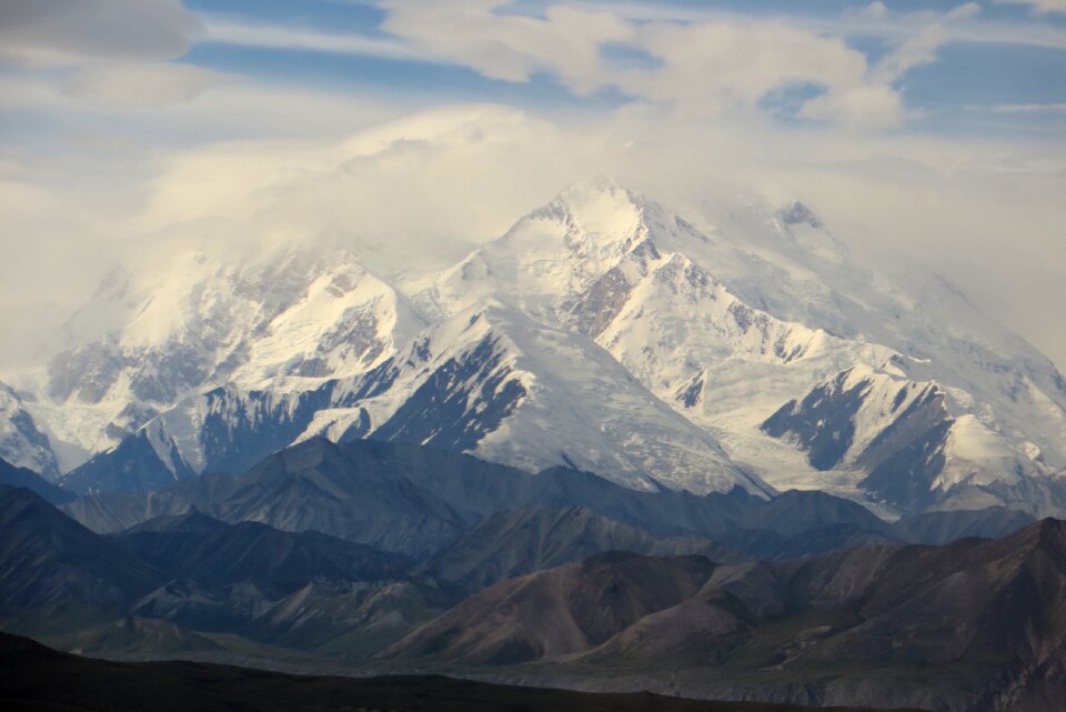 National landscape snow