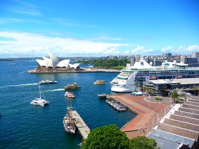 Australia sydney harbor view