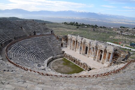 Stone pamukkale gray theater