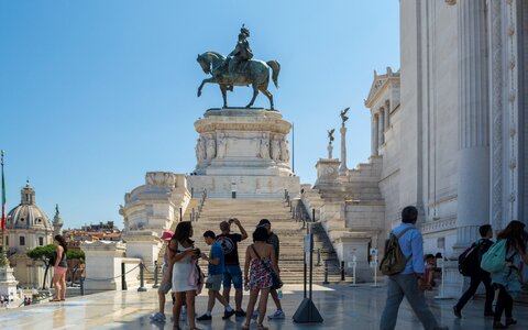 The altar of the fatherland victor emmanuel 2 italy