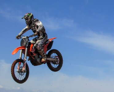 Competition action motorcycle
