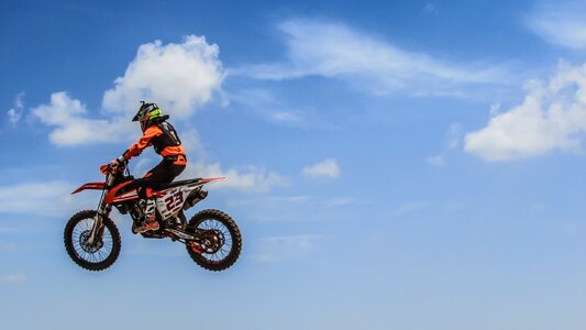 Competition action motorcycle
