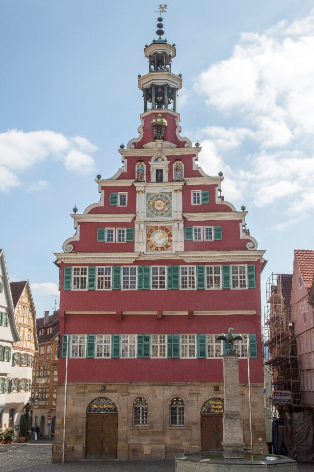 Esslingen historic center old town hall