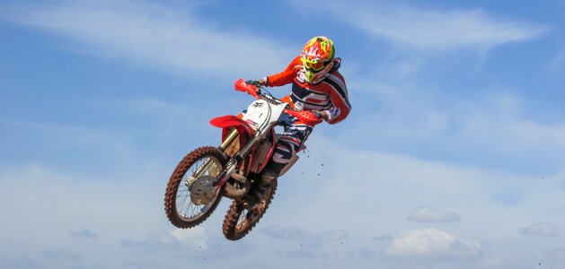 Competition action motorcycle
