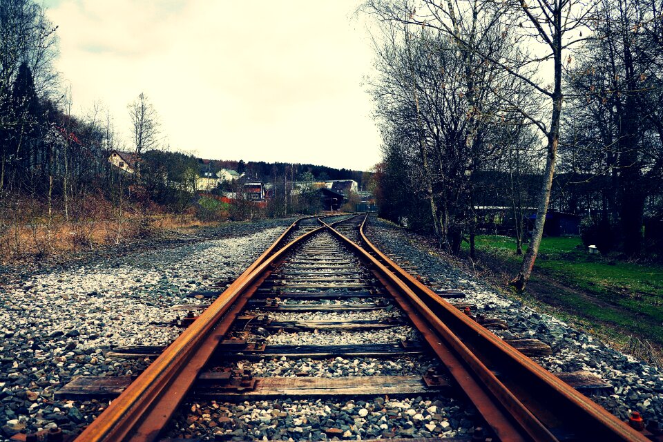 Railroad track railway railroad tracks