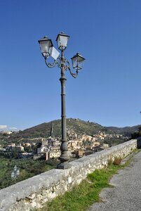 Landscape road lamppost