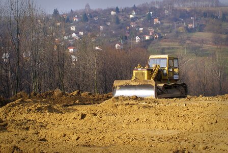 Excavations building digging