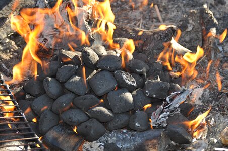 Flames charcoal briquettes